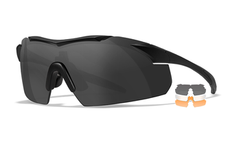 WILEY X VAPOR 2.5 ochranné okuliare s vymeniteľnými sklami, čierne